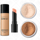 Prime Time Foundation Primer, $19 | bareSkin Pure Brightening Serum Foundation, $22 | GEN NUDE Radiant Lipstick, $15 | Mineral Veil, $17 | ORIGINAL Foundation, $22 | Flawless Definition Mascara, $14